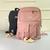 Mochila feminina escolar costas ursinho bolsa varias repartiçoes estilo rosa