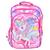 Mochila Feminina Escolar Passeio Infantil Meninas Estampada Unicornio Arco-iris