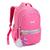 Mochila Feminina Escolar Passeio Pompom Chaveiro Denlex Rosa