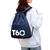 Mochila Feminina Estilo Bolsa Sacola Lançamento Semi Impermeavel Alças Reforçadas Ajustaveis C/ Regulagem de Tamanho Top Azul