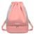 Mochila Feminina Fechamento Estilo Saco Sacola Unissex Semi Impermeável Esporte Academia Viagem Passeios Dia a Dia Leve Rosa claro