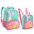 Mochila Feminina Masculina Infantil Escolar Kit Lancheira Térmica Animais - Seanite Sereia