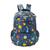 Mochila Feminina Masculina Infantil Escolar Passeio Reforçada Sports WL8909 Azul Marinho