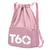 Mochila Feminina Saco Sacola Semi Impermeável Esportiva Academia Compartimento P/ Sapatos Regulavel Alta Qualidade Luxo Rose