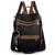 Mochila Feminina Semi Impermeavel Estilosa Agenda Material Escolar Sistema Fechamento Antiroubo Antifurto Bolsa Compacta Preto