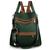 Mochila Feminina Semi Impermeavel Estilosa Agenda Material Escolar Sistema Fechamento Antiroubo Antifurto Bolsa Compacta Verde