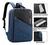 Mochila Impermeável Notbook 15,6 Asus Dell Hp Lenovo Acer Azul