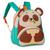 Mochila Infantil Animais Zoo Clio Pets Original Panda