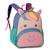 Mochila Infantil Animais Zoo Clio Pets Original Roxo