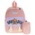 Mochila infantil arara dourada - ry66392 Rosa