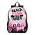 Mochila Infantil Banda Black Pink Moda K-Pop Novidade Infantil Preto