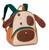 Mochila infantil costas Clio Pets Cachorro marron