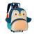 Mochila Infantil de Rodinhas Animais Clio Pets Meninos Masculina Tubarão Cachorro Pinguim