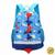 Mochila Infantil Dinossauros Escolar 3D Azul Celeste