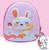 Mochila Infantil Escolar Menina Menino coelho