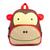 Mochila Infantil Escolar Zoo Marrom