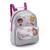 Mochila Infantil Little Girls Glitter Prata