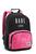 Mochila juvenil escolar Seanite Rosa-chiclete 