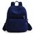 Mochila Juvenil Moderna Blogueira Original Escolar Bolsinha Feminina Semi Impermeavel Moda Estilosa Estojo   Azul Escuro