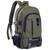 Mochila Lona Unisex Casual Escola Trabalho QL096 Verde