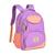 Mochila luluca oficial de costas 17,5 lu24073 Roxo, Laranja