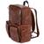 Mochila Masculina De Couro Notebook Viagem MCH-002 Marrom