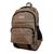 Mochila masculina e feminina espaçosa e resistente mochila casal Mochila escolar marrom -8905