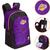 Mochila Masculina Grande Reforçada Oficial Presente Bulls Golden Lakers PSG Esportes Basquete Nba la lakers roxa basket