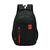 Mochila Masculina Reforçada Trabalho Escolar Sports BL-1180 PRETO COM VERMELHO QL-098