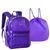 Mochila Neon Transparente com bolsa Removível CLIO CG3412 Roxo