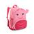 Mochila Pequena Infantil Animais Zoo Escolar Creche Menina Pink Carangueijo