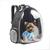 Mochila Pet Transporte Cães Gato Visão Panorâmica Passeio Preto