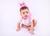 Mochila Protetora - Anti Queda Cabeça / Costas - Para Bebês - Menina-Menino Rosa