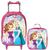 Mochila Rodinha Escolar Infantil Menina + Lancheira Térmica Rosa