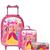 Mochila Rodinha Infantil Menina Escolar + Lancheira Térmica +estojo Box Princesas