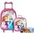 Mochila Rodinha Infantil Menina Escolar + Lancheira Térmica +estojo Box Ice