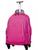 Mochila Rodinhas 360 Escolar Mochilete De Bordo Viagem Tm39 Rosa