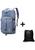 Mochila Saco + Bolsa Para Academia Esporte Fitness Treino Gym Sport Multifuncional Kimono Bolso Para Tênis Kit Cinza, Preto