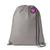 Mochila tipo Saco Gym Sack em TNT Premium 33x40cm Marino TopGet Cinza