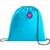 Mochila tipo Saco Gym Sack em TNT Premium 37x41cm Cute TopGet Azul claro