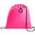 Mochila tipo Saco Gym Sack em TNT Premium 37x41cm Cute TopGet Rosa