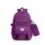 Mochila Unissex Colorida Reforçada Moderna Feminina Escolar Cabe Notebook Livros Espaçosa Original Pratica Luxo Original Roxo