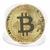 Moeda Bitcoin Física P/ Colecionador Criptomoedas Presente Dourado