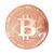 Moeda Bitcoin Física P/ Colecionador Criptomoedas Presente Bronze