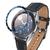 Moldura Aro Bisel compativel com Samsung Galaxy Watch 3 45mm Azul tachymeter