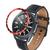 Moldura Aro Bisel compativel com Samsung Galaxy Watch 3 45mm Vermelho tachymeter