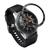 Moldura Aro Bisel compativel com Samsung Galaxy Watch 46mm e Samsung Gear S3 Frontier Preto tachymeter