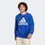 Moletom Adidas Big Logo Masculino Azul, Branco