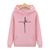 Moletom Blusa De Frio Casaco Feminina Masculina Fé Igreja Rosa