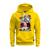 Moletom Blusa De Frio Inverno Confortável Estampado Justin Biber Glow Amarelo